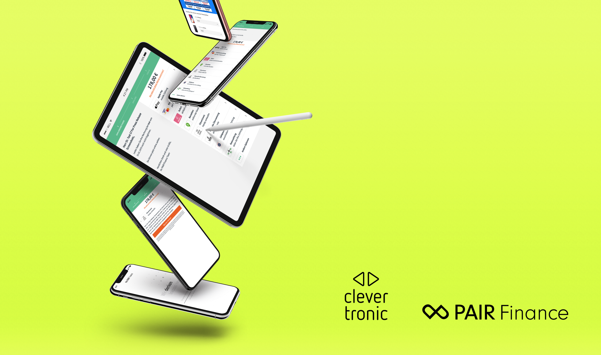 PAIR Finance is working exclusively with re-commerce provider Clevertronic