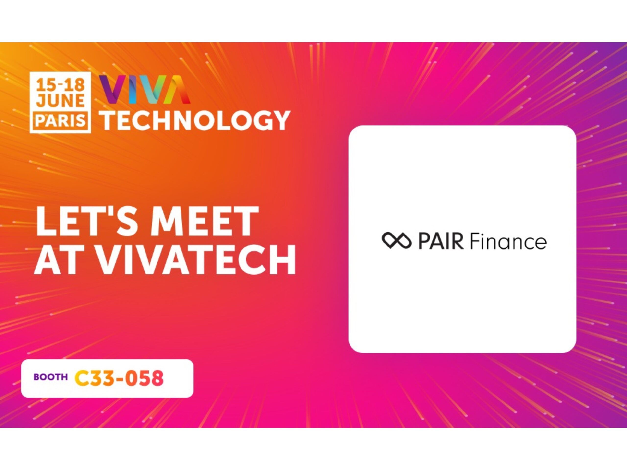 PAIR Finance at VivaTech 2022 in Paris
