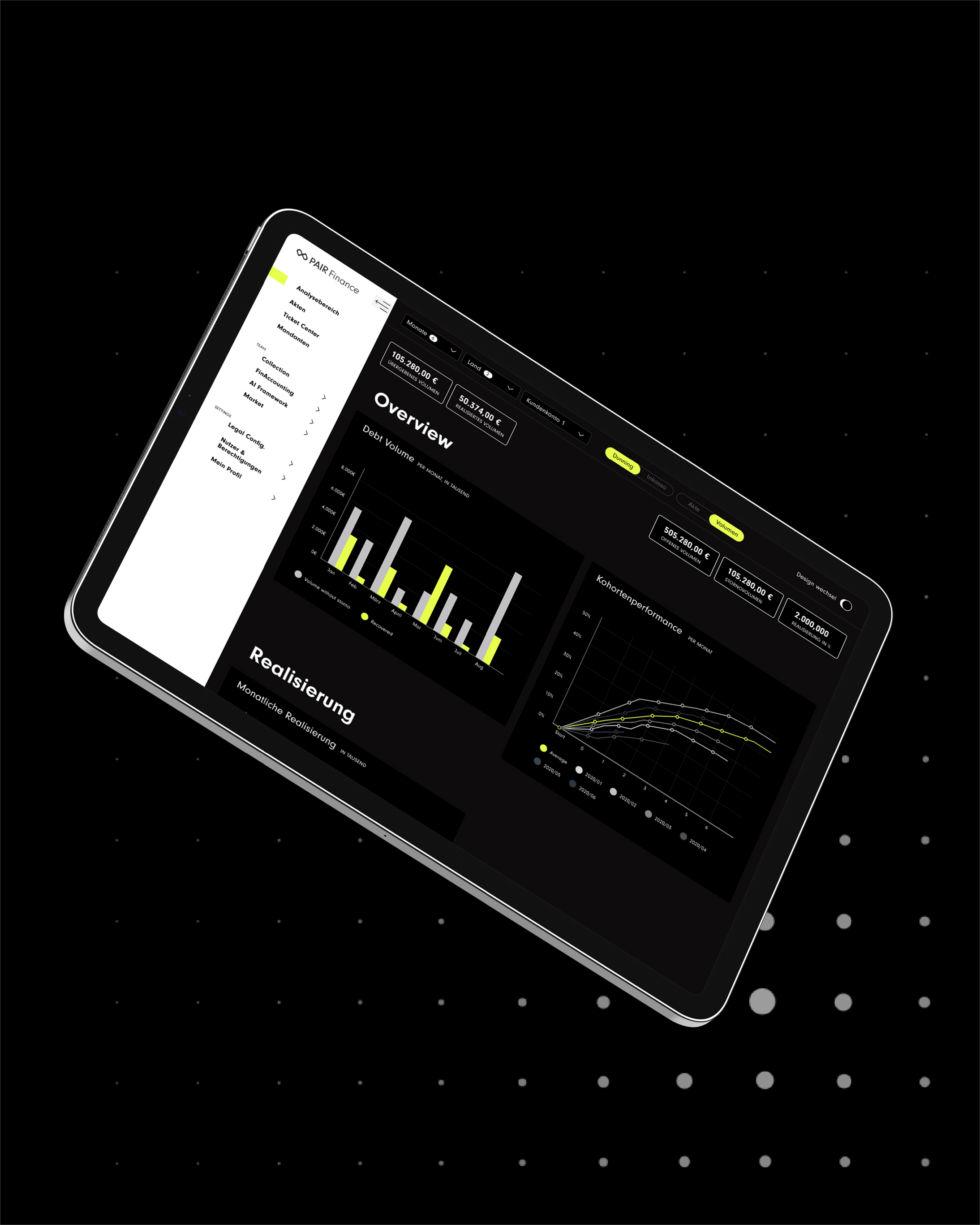 Mandanten-Portal: Neues Design und neue Features bei PAIR Finance
