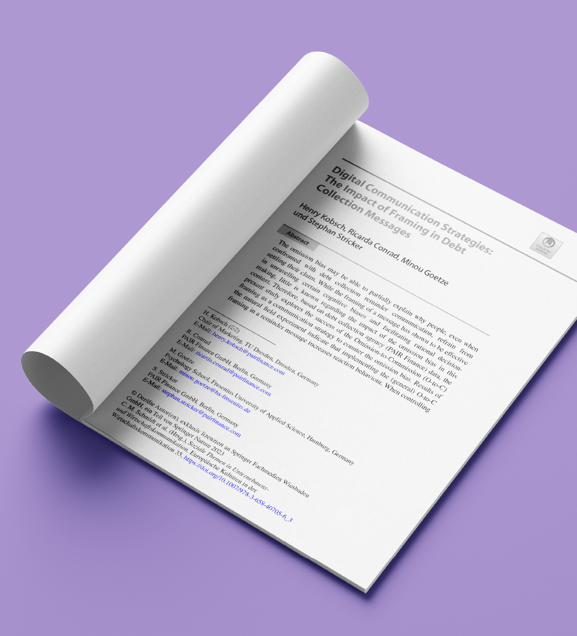 Digitale Kommunikationsstrategien: Framing in Inkassonachrichten.